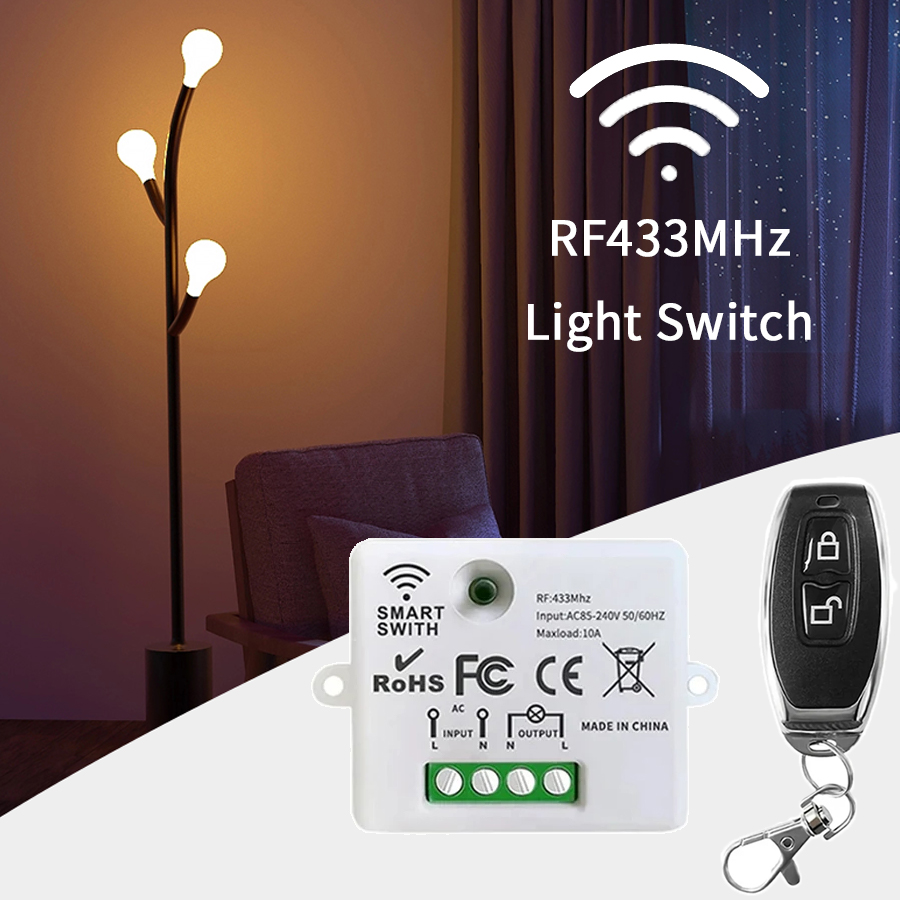 Smart Home Simple - RF 433MHz Kablosuz Uzaktan Kumanda Anahtarı