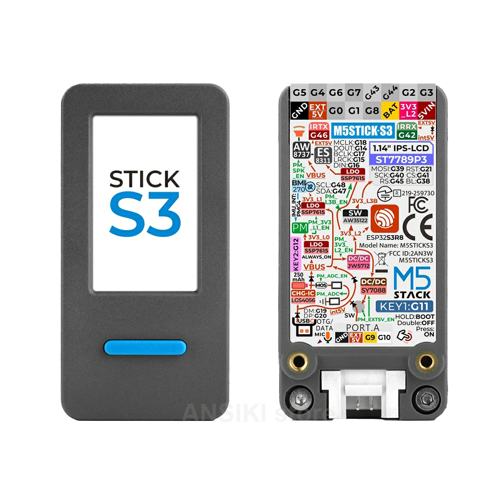 Smart Home Iot - M5Stack M5StickS3 ESP32-S3 IoT Geliştirme Kiti,