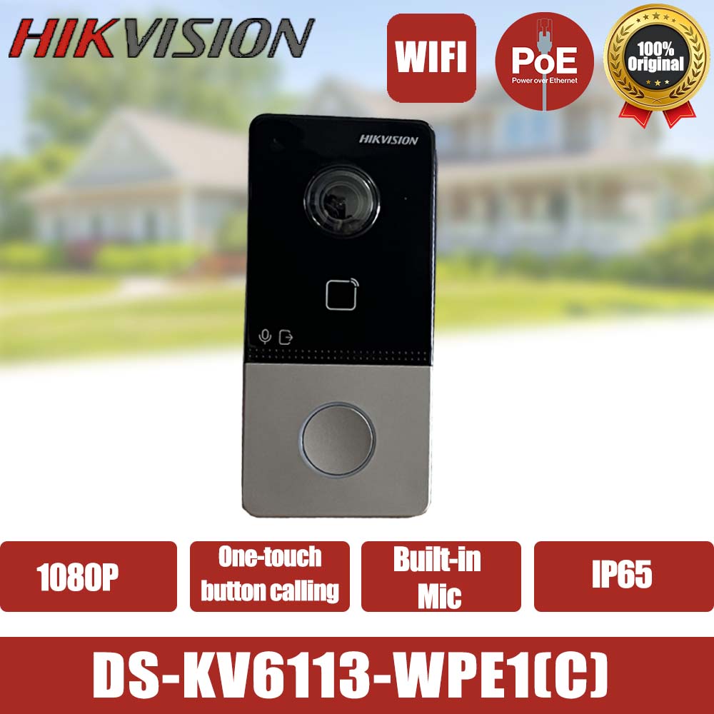 Smart Home Hikvision - Hikvision Kapı Zili Akıllı Ev POE