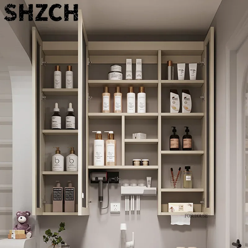 Smart Home Design - Modern Kalınlaştırılmış Banyo Aynası, Entegre Akıllı