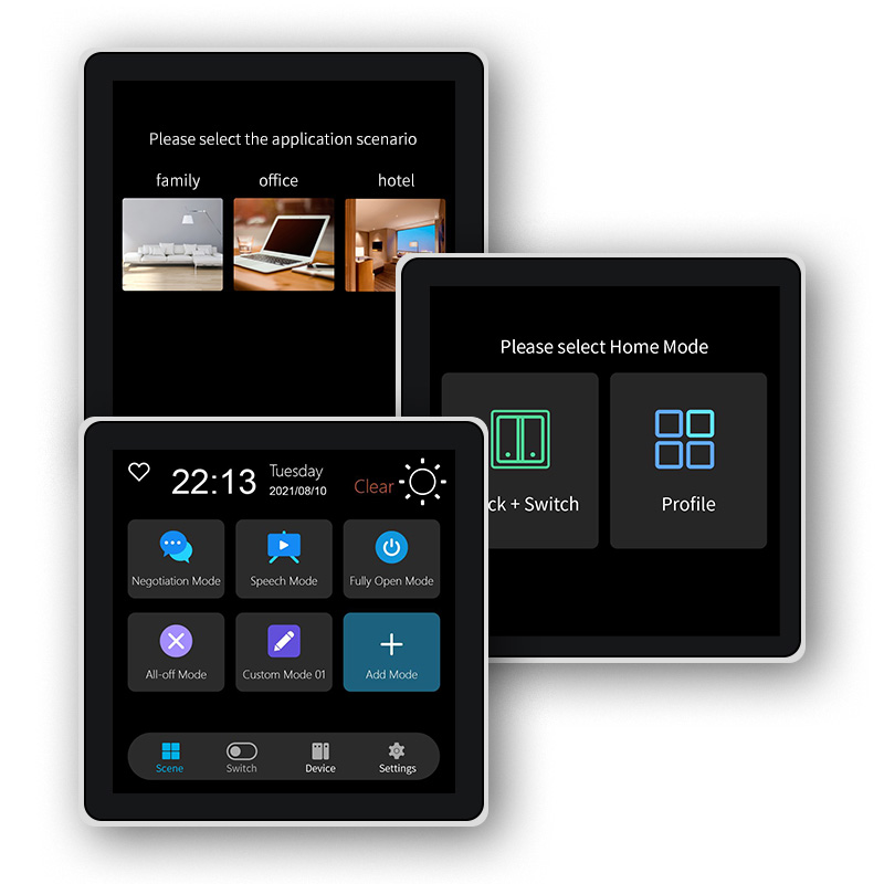 Smart Home Design - FUERS 4 Inç Dokunmatik Ekran Çok