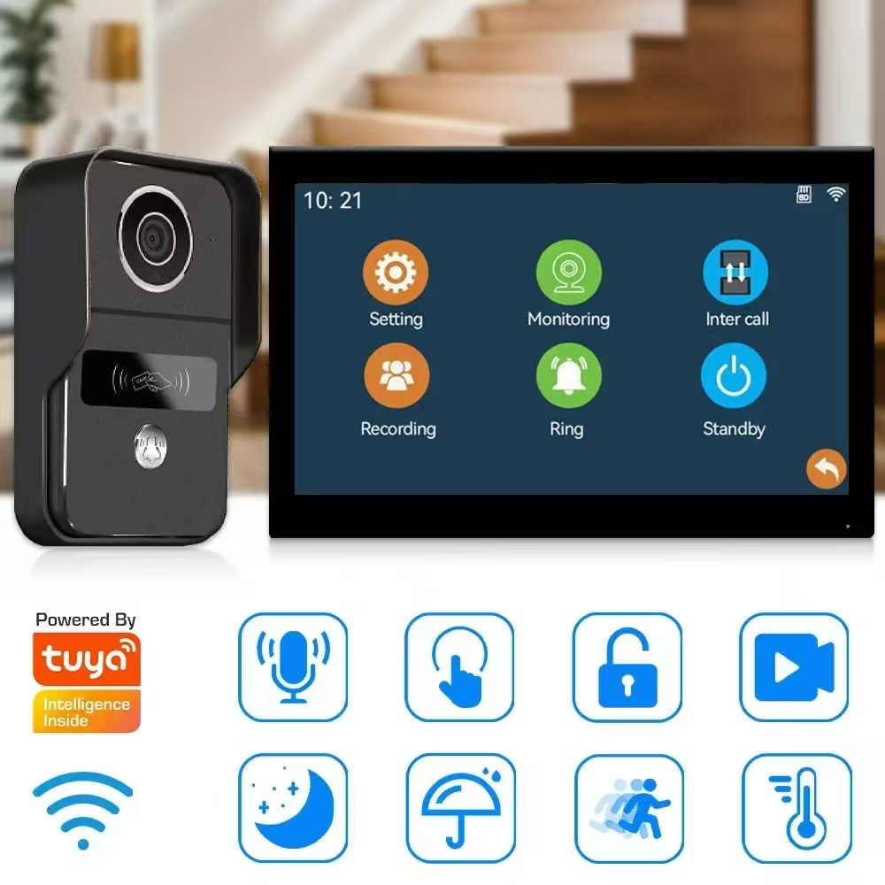7 inç IPS Ekran 2MP Tuya APP R - Wifi Doorbell Camera incelemesi ve fiyatı