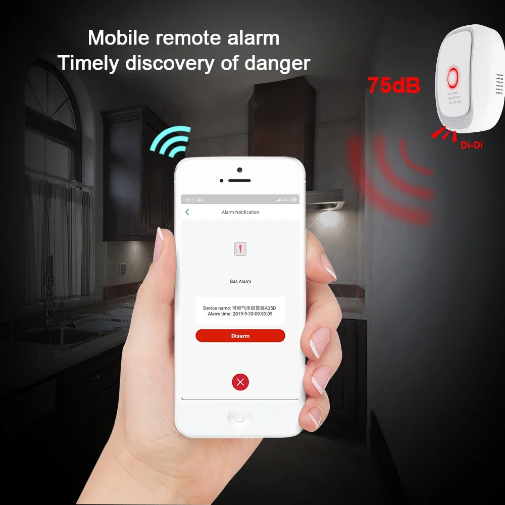 HEIMAN Zigbee Tuya Yanıcı Gaz  - Smart Home Zigbee incelemesi ve fiyatı