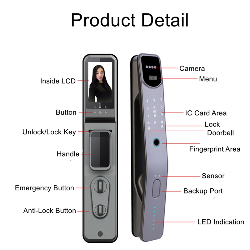 Tuya Wifi elektronik parmak iz - Wifi Doorbell Camera incelemesi ve fiyatı