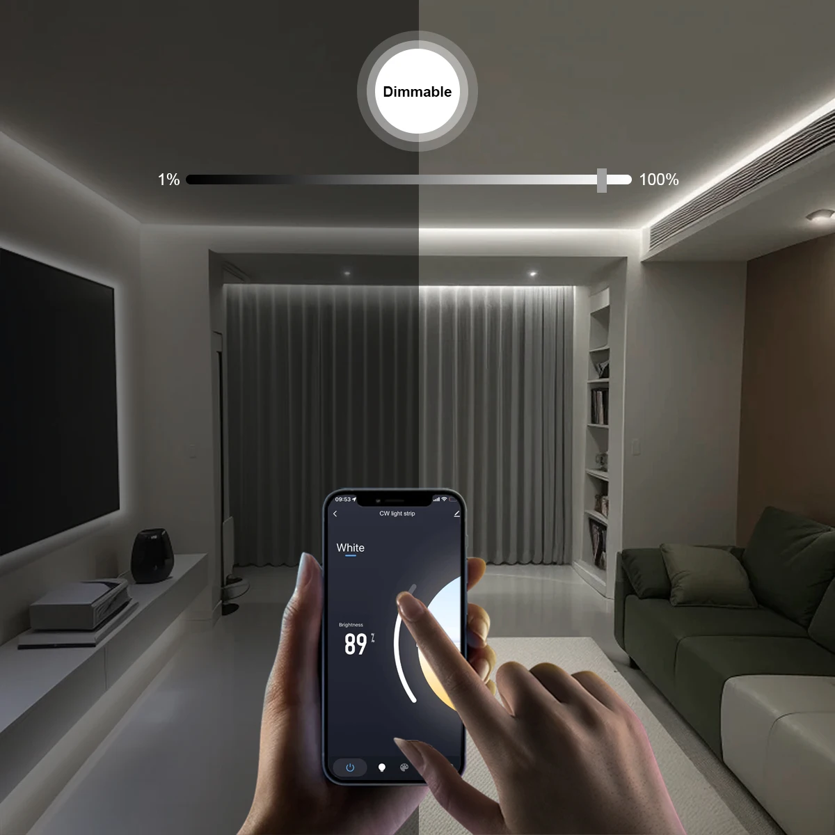 Zigbee 3.0 CCT 2700K-6500K Kıs - Smart Home Iot incelemesi ve fiyatı