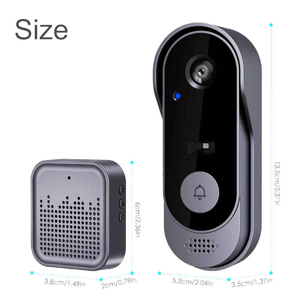 Tuya APP 170 Derece Geniş Açı  - Wifi Doorbell Camera incelemesi ve fiyatı