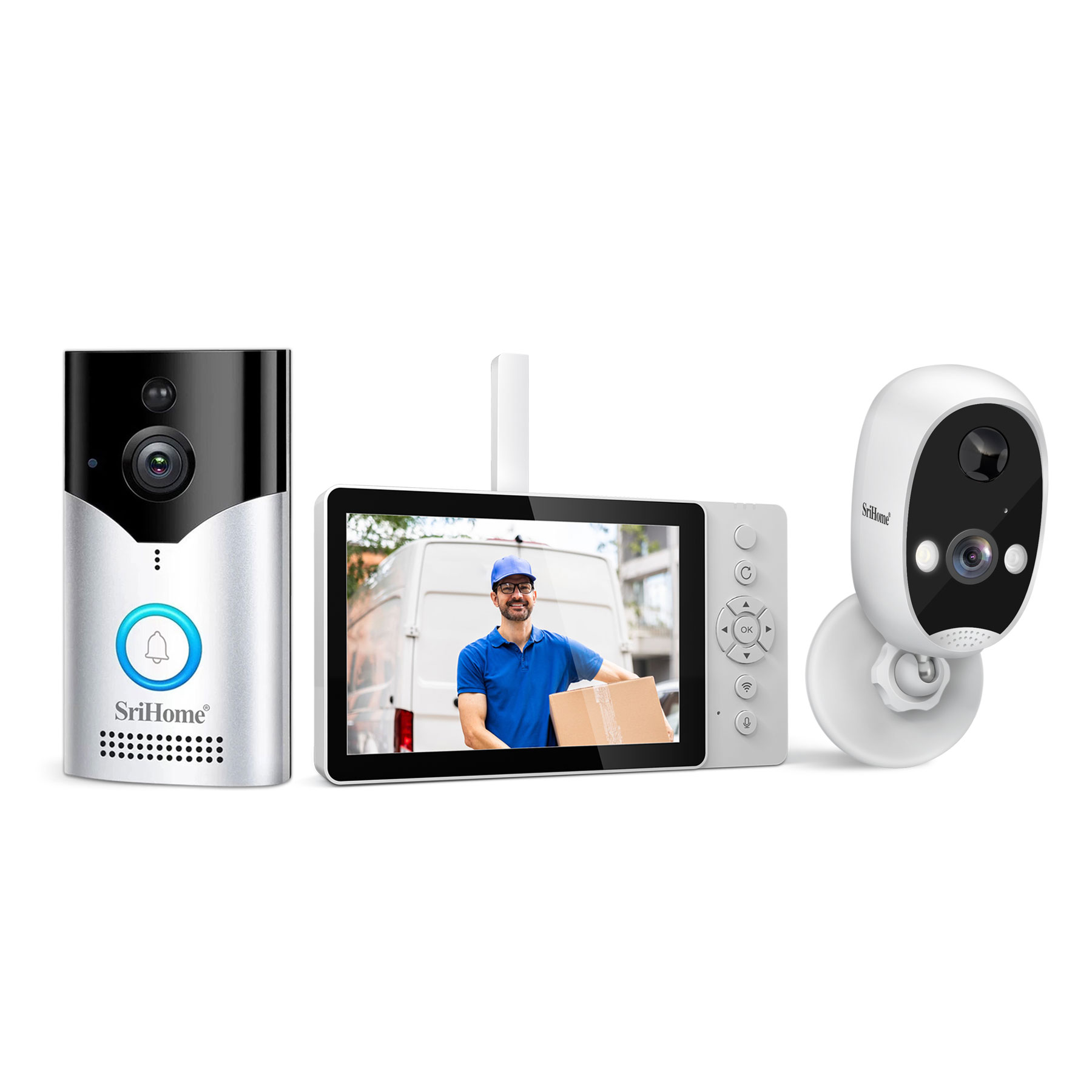 Srihome SH054+DH008 4MP 1400P  - Wifi Doorbell Camera incelemesi ve fiyatı