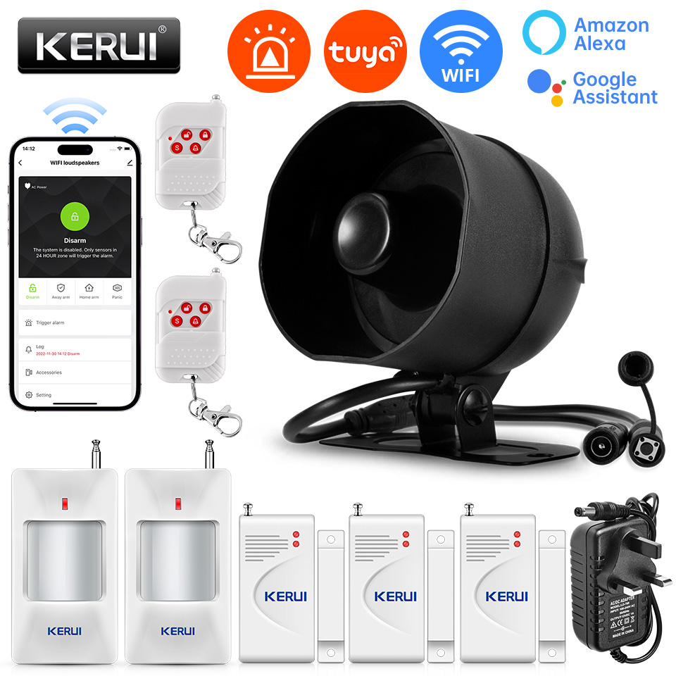 KERUI 120db Siren Alarm Sistem - Smart Home Demo Kit incelemesi ve fiyatı
