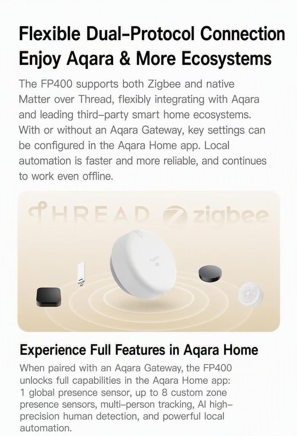 Aqara FP400 AI Milimetre Dalga - Smart Home Iot incelemesi ve fiyatı